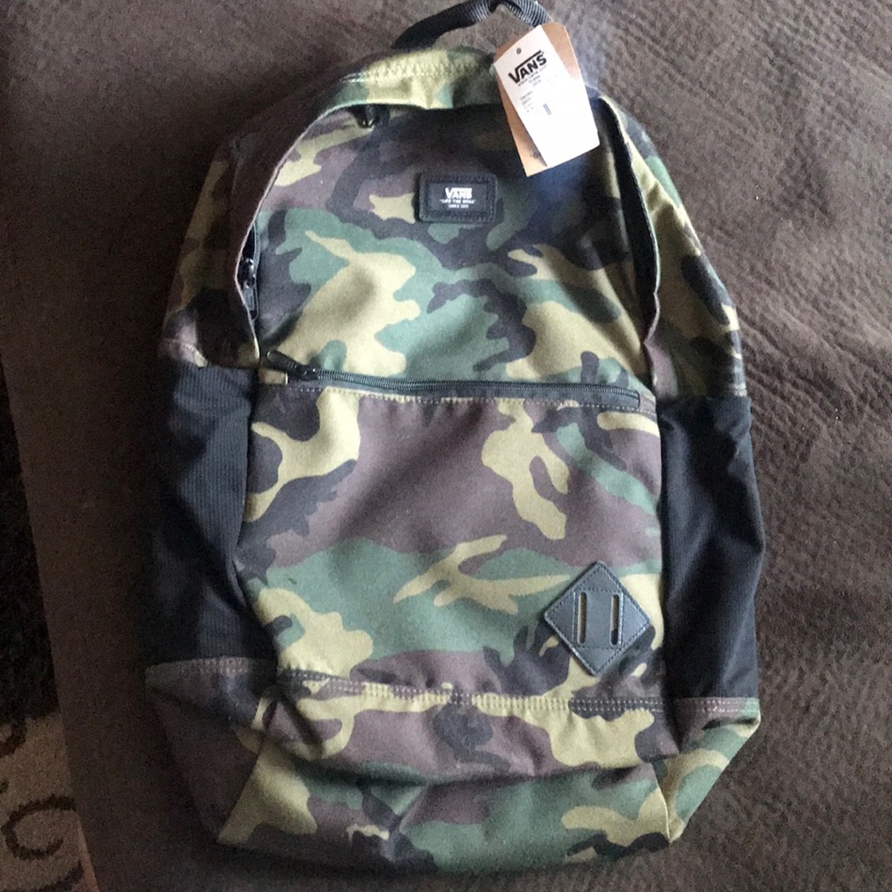Vans camo backpack
